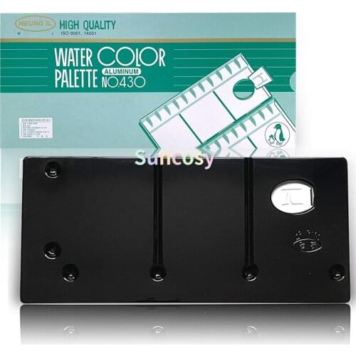 HEUNG IL Aluminum Watercolor Palette 30 Well AL 430 No.430 Metal 303 x 137 mm