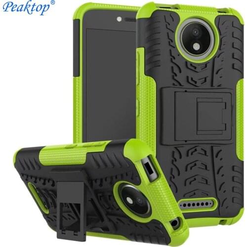 Peaktop case For Motorola Moto C Plus Case 5.0 inch Heavy Duty Armor Shockproof Hard back cover for moto c plus Phone Case