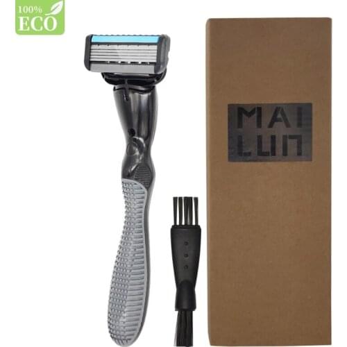 Mailun Fashionman Five Blade Wet Shaving portable carrier Men Grooming Shaving razors