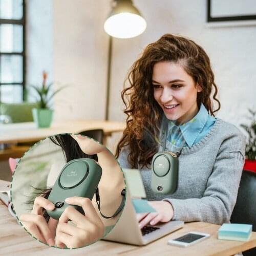 Portable Mini Fan 3 Speed Adjustable Fans Handheld Personal Mini Fan Usb Rechargeable Desk Outside Travel Hanging Air Cooler#dg4