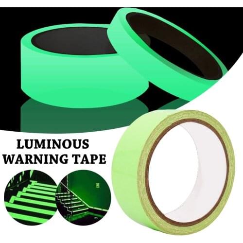 3M Luminous Fluorescent Night Self-adhesive Glow In The Dark Tape Sticker Tape Safety Security Home Decoration Warning Tape