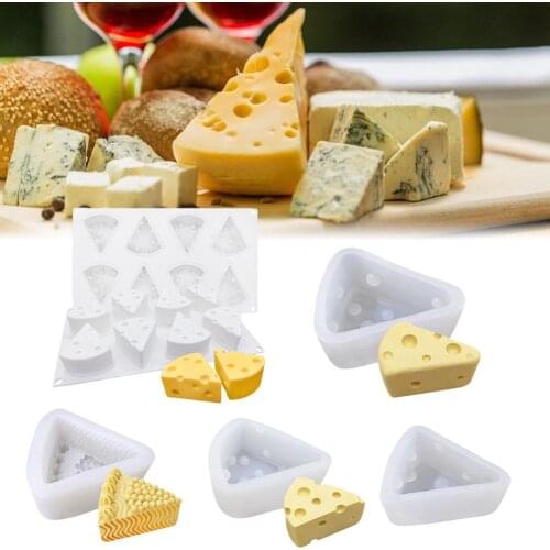 3d Silicone Mold Cheese Silicone Mold Cheese Mousse Cake Mold Chocolate Mold DIY Creative Baking Utensils Ice Cream Mold