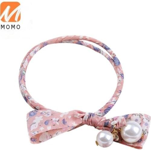 Pearl Hair Rope Braided Hair Bow Hair Band Bun Bud-like Hair Style Hair Band Tool Styling Hair Accessories