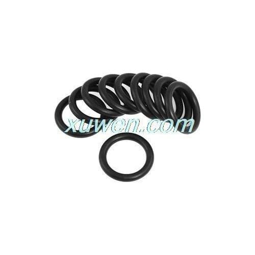10 Pcs Black Nitrile Rubber O Ring NBR Gaskets Washers 40mm x 5 7mm