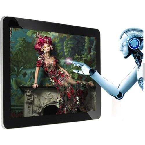 15" touch screen LED monitor all in one pc industrial desktop intel core i3