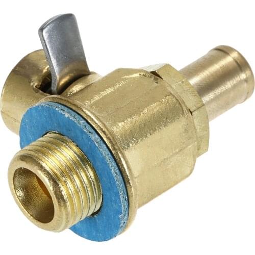 16mm 1.5 Thread Pitch Engine Oil Drain Valve with Lever Clip Car Nipple Premium Aluminium Material Car Accessaries