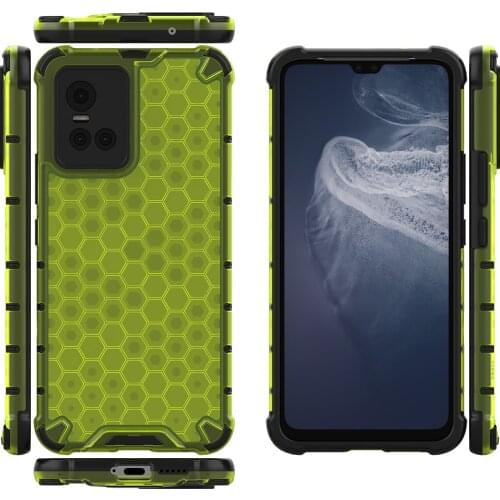 For VIVO S10 5G Case Transparent Honeycomb Soft Cover for VIVO Y73 Y20 V21 V21e S9e S9 S5 X60 Pro Plus Iqoo Neo 5 Z3 7 Case