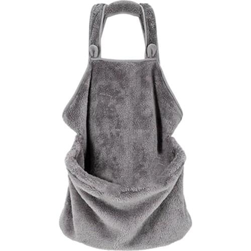 Holder Carrier Apron Velvet Pet Sleeping Chest Apron with Pocket for Holding N58C