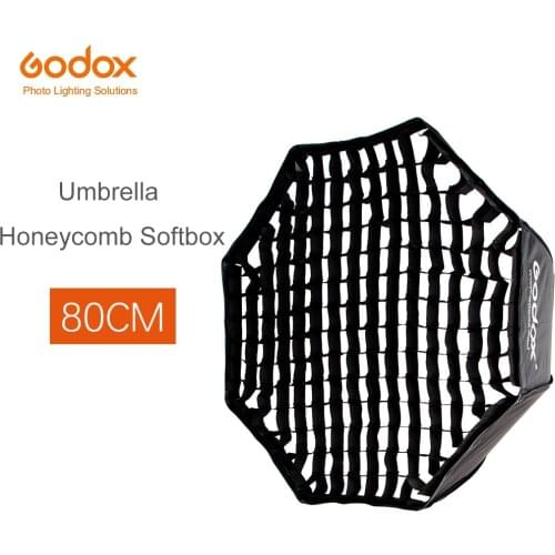 Godox Portable 80cm 32" Umbrella+Honeycomb Grid Photo Softbox Reflector for Flash Speedlight