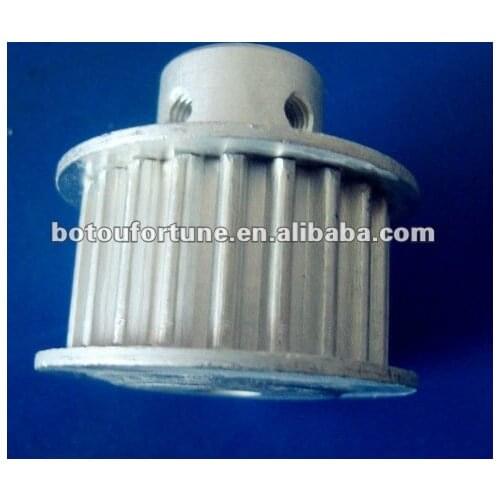 HTD5M Aluminum timing pulley 15tooth and 30tooth 15mm width and endless belt 285-5M-15