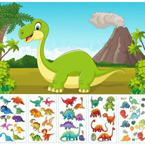 Cute Cartoon Face Temporary Tattoo Sticker For Kids Birthday Party Decorations School Teacher Reward Label Decals Children Gift