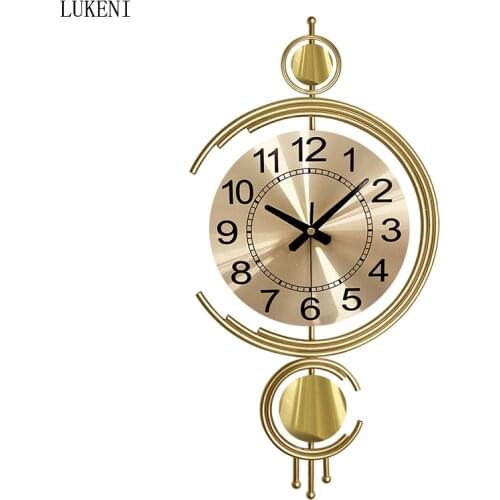 Wall Clocks Living Room Home Creative Atmospheric Art Personality Wall Clocks Fashion Simple Decorative Clocks