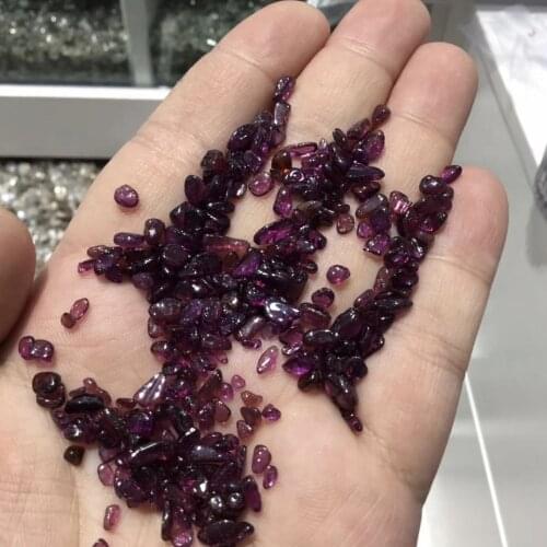 Undrilled Natural Garnet Stone Rock Tumbled Red Garnets Gravel Chip Stone Wholesale DIY Fish Tank Home Garden Decoration