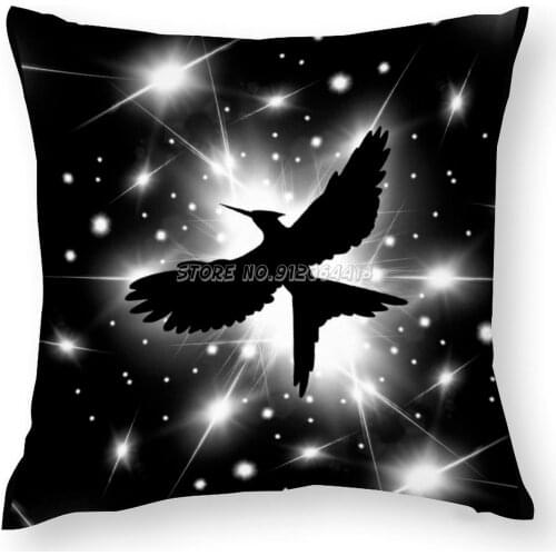 Pillow Case Print Decor For Kids Room Pillow Cover Floor Pillowcases for Sofa Home Hunger Games Katniss Everdeen Panem 12 Jabbe