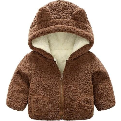 New Baby Jacket Girls and Boys Fleece Winter Autumn Outwear Baby Coat 9BB014