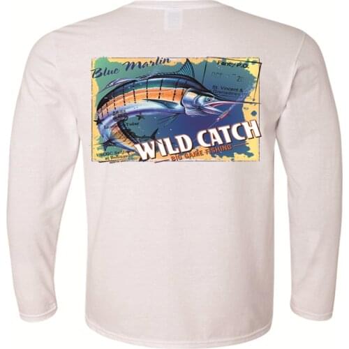 Loose Fit Wholesale Fishing Jersey Fishing Shirts Crew Neck Jersey Long Sleeve Hygroscopic And Sweat Releasing Fishing Shirts