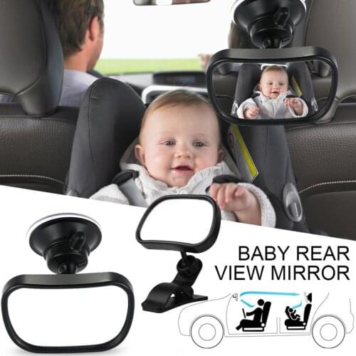 Adjustable Baby Car Mirror Car Back Seat Safety View Rear Ward Facing Car Interior Baby Kids Monitor Reverse Safety Seats Mirror