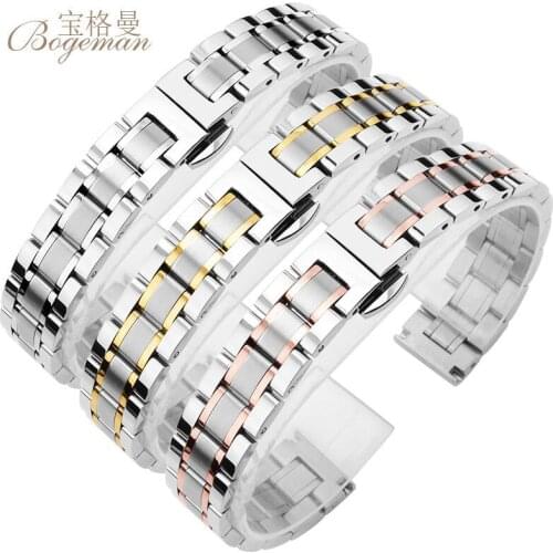 Black stainless steel watch strap, watch chain, 14mm/15mm/18mm/20mm//22mm, suitable for CITIZEN, HUAWEI B2, B3, no postage