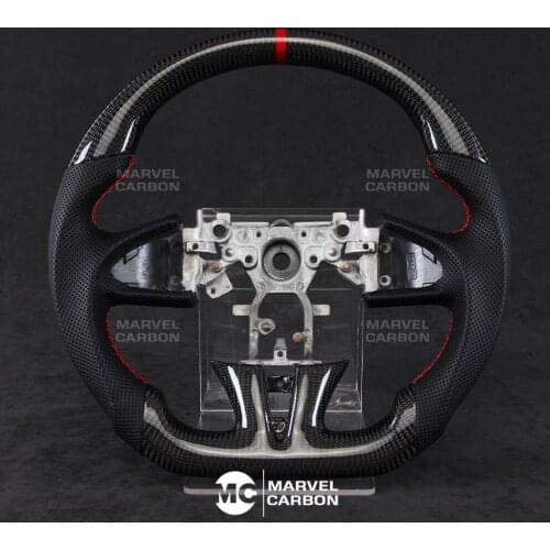100% REAL CARBON FIBER STEERING WHEEL COMPATIBLE WITH Infiniti G35