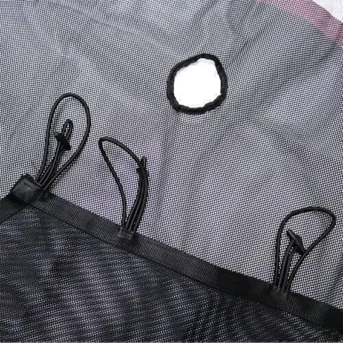 American Flag Sunshade Mesh Cover Anti-UV Sun Blocker for 4Door Jeep-Wrangler