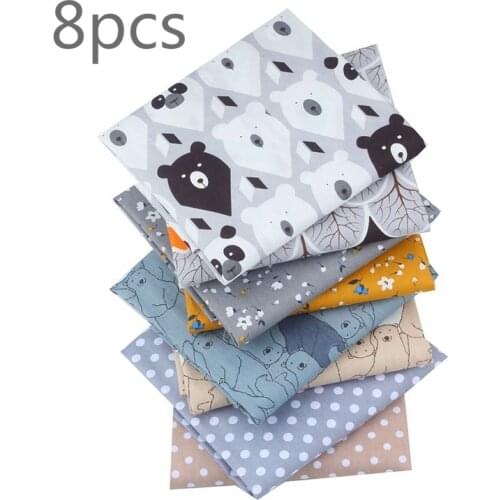 100% Cotton DIY Fabric Exquisite Printed Fabrics Patchwork Cloth Material For Sewing