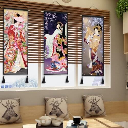 Japanese Ukiyoe Anime Posters Canvas Painting Hanger Print Pictures Wall Art for Living Room Decoration Bedroom Decor Aesthetic