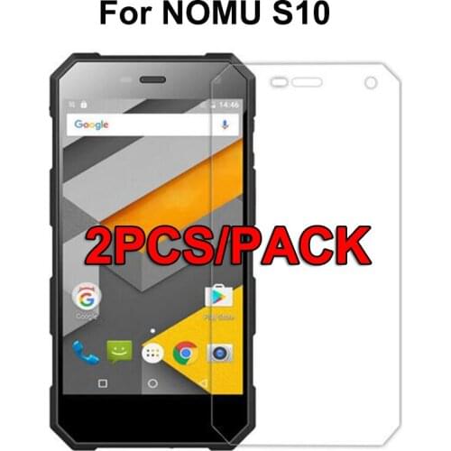 2PCS NOMU S10 Tempered Glass Film 5.0inch 9H 2.5D Premium Protective Front Film For NOMU S10 Pro Screen Protector Mobile Phone