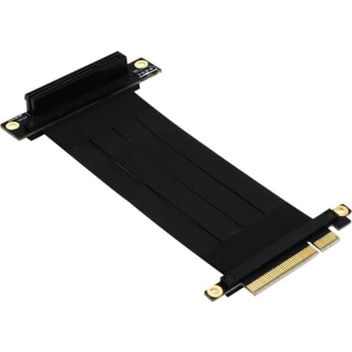20cm High Speed PC PCI Express 8X Riser Connector Cable Riser Card PCI-E 8X Flexible Cable Extension Port Adapter 90