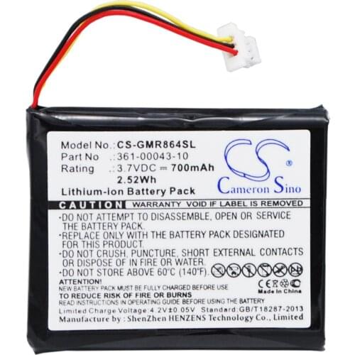 2021 Battery For Garmin 010-11864-00 Upland,XC System 700mAh / 2.59Wh