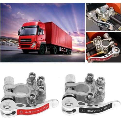 2pcs Terminal Quick Release Disconnect with Hex Wrench Positive Negative for SAE/JIS TYPE A Posts