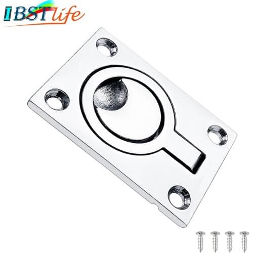 62*44mm Stainless Steel 316 Marine Boat Deck Hatch Flush Pull Lift Handle Ring Door Knobs Pull Ring Hardware Accessories