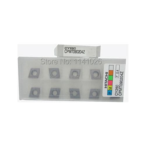 Free shipping HITACHI CPMT090204Z CY250 Carbide Insert cutting tool For Face Mill Cutter AJU/ TJU C20-20-150