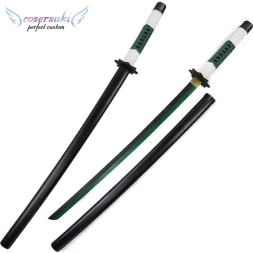 Demon Slayer: Kimetsu no Yaiba Shinazugawa Sanemi Wooden 100CM Cosplay Prop Samurai Sword