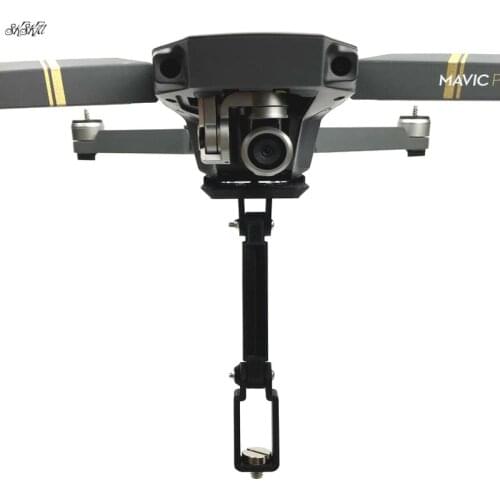 For Gopro Hero 6 5 4 3 & osmo action & Panoramic camera Mount Holder extend arm For DJI Mavic Pro drone Accessories