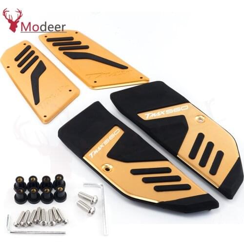For Yamaha T-Max Tmax 560 Tmax560 2019 2020 2021 Motorcycle Front Rear Footboard Steps Footrest Pedal Foot Plate Accessories