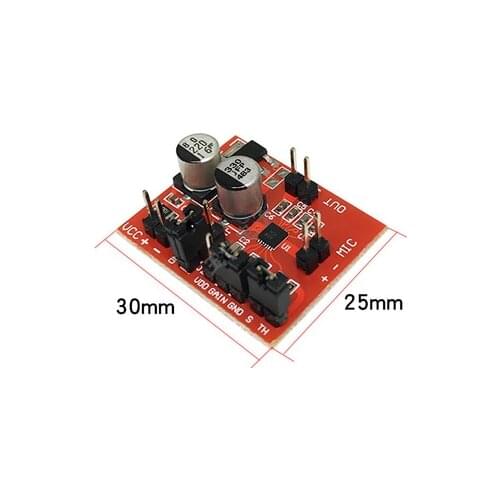 MAX9814 Electret Microphone Amplifier Board Module With AGC Function DC 3.6-12V