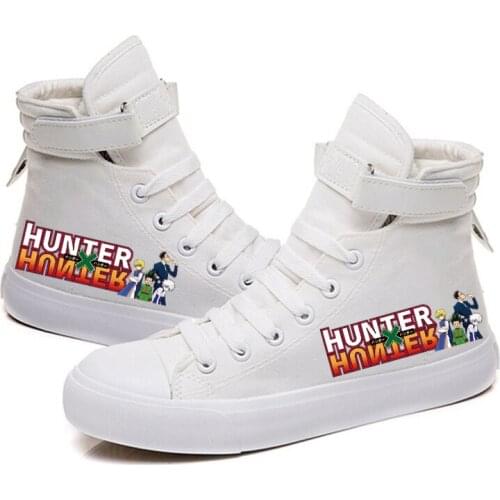 Hunter X Hunter Killua and Gon Printed High Top Canvas Shoes Cozy Sneakers