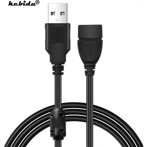 Kebidu High Speed 3M USB 2.0 Extension Cable Data Male to Female For Phone Charging Computer USB2.0 Extending For Windows 8 7 10