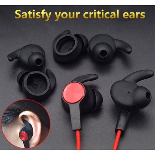 3 Pairs Soft Silicone Earphones Earbuds Tips Ear Pads Shockproof Earpods S/M/L for Huawei Honor xSport AM61 Bluetooth Headset