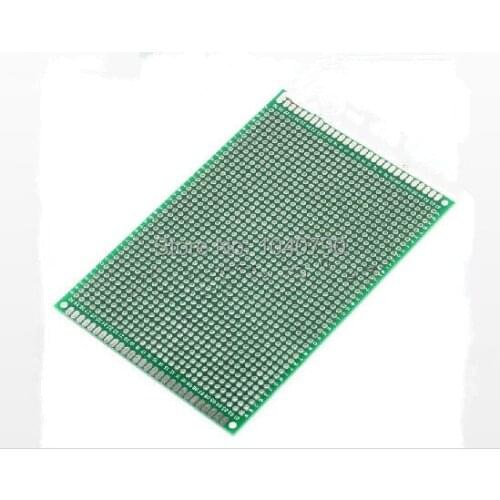 2PCS 8*12cm Single side PCB Printed Circuit Board Prototyping FR-4 Glass Fiber Single universal circuit board