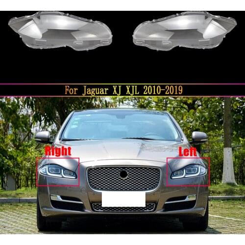 Headlamp Lens For Jaguar XJ XJL 2010~ 2019 Headlight Cover Car Replacement Front Head Light Auto Shell
