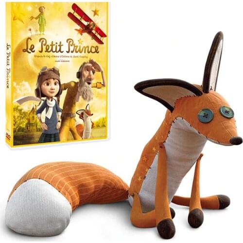 The Little Prince Fox Plush Dolls 40cm/60cm soft stuffed cartoon animal plush education toys for baby kids Birthday Gift