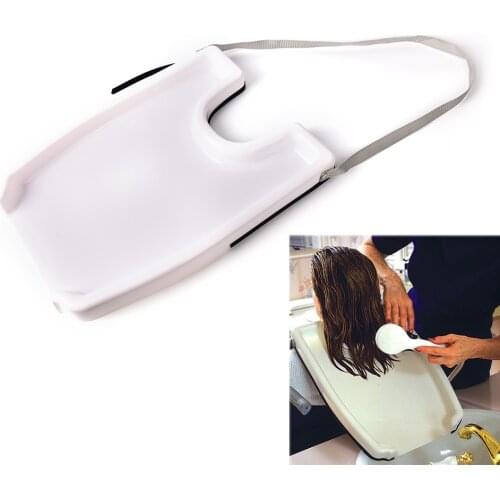 Portable Hair Washing Bowl Shampoo Basin Backwash Sinks Tray Safety Contoured Easy To Wash For Salon Treatment Hairdressing Tool