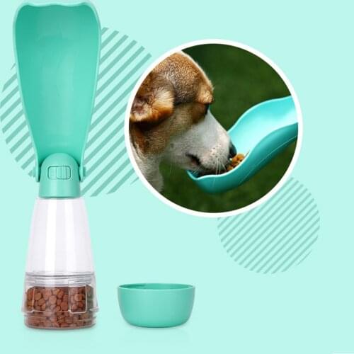 Portable Drinking Bowls Outdoor Water Dispenser Bottle Pet Product Dog Water Bottle Bowl Pet Outdoor Puppy Cat Feeder