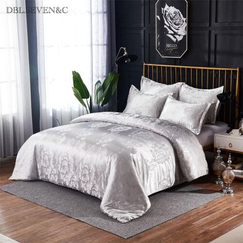 2/3pcs linens luxury euro Bed linen For home jacquard bedding set bedroom beds set queen king quilt duvet cover set pillowcase
