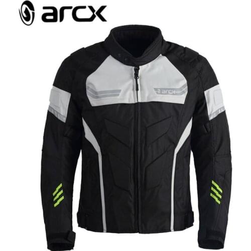 ARCX Professional Motorcycle Jacket Body Armored Racing Motorbike Jacket Unisex Motocross Protective Outdoor Riding Jacket
