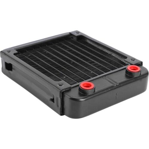 120mm 10 Tube Computer Water Cooling Radiator G1/4 Internal Thread Heat Dissipation and Exchange Drop Ship