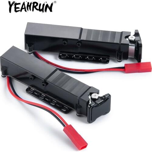 YEAHRUN Adjustable Electric Foot Support Stand for 1/14 Tamiya Trailer Tractor RC Truck Model Universal Upgrade Part Accessories