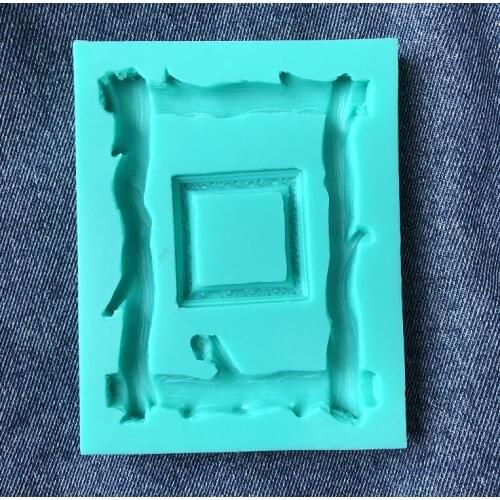 Silicone Mold 1 pc frame tree branch mould sugar craft fondant cake decorating animal mould baking tool
