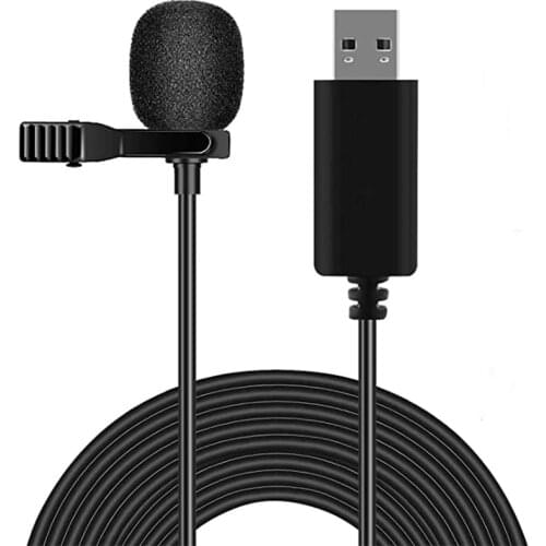 USB Desktop and Laptop Computer Microphone, 360° Omnidirectional Condenser Mic, PC Microphone for Tele-Conference/Learning